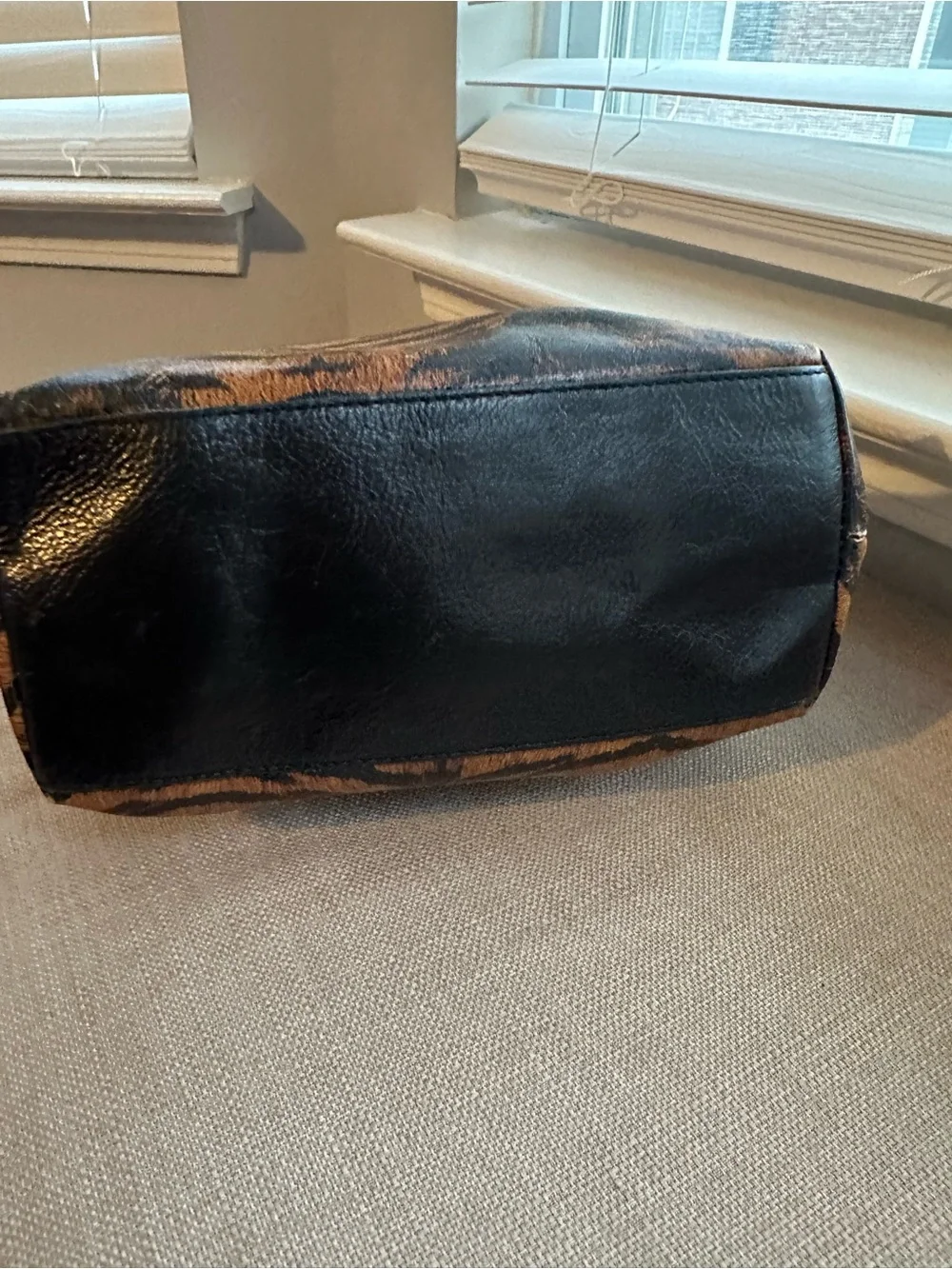 Patricia Nash Novella Frame Bag Tiger Print Leather